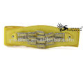 2015 New Design Yellow Fashion Elastic Wide PU Belts Wholesale BC3886-1